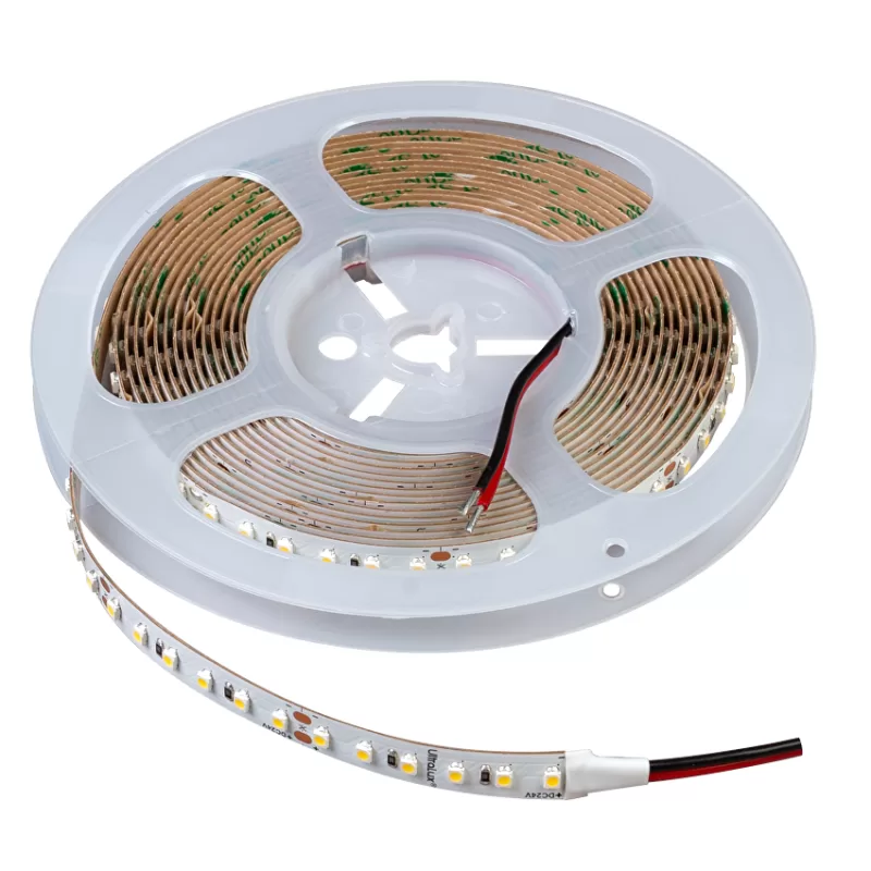 BANDA LED PROFESIONALA 9,6W/m 2700K 24V DC 120LED/m IP54