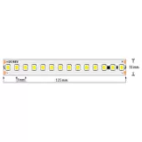BANDA LED PROFESIONALA 7W/M 2700K 48V DC 112LED/M IP20 — imagine 3