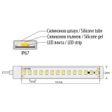 BANDA LED PROFESIONALA 7W/m 5500K  48V DC 112LED/m IP67 — imagine 2