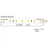 BANDA LED PROFESIONALA 7,2W/m, 4200K, 24V DC, 70 LED/m, IP20 — imagine 3