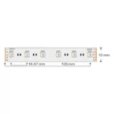 BANDA LED  FLEXIBILA, 19,2w/m, 60LED/M, RGBW (RGB+4200K) — imagine 3
