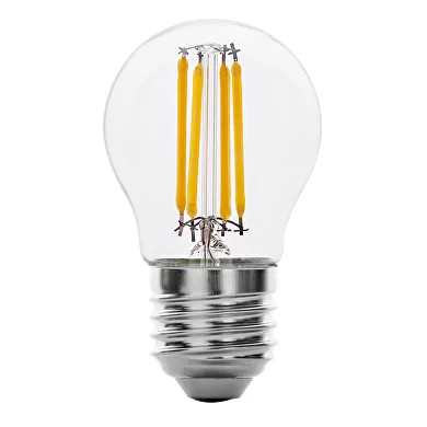 Bec LED filament glob dimabil 4W, E27, 2700K, 220-240V AC