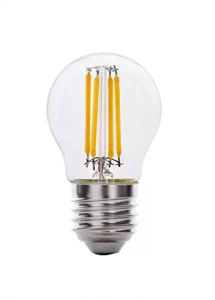 Bec LED glob cu filament dimabil, 4W, E27, 4200K, 220-240V AC