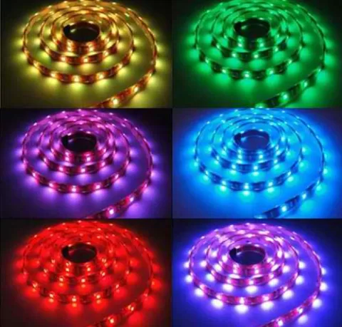 BANDA LED RGB 14.4W/m, 12V DC, SMD5050, 60LED/m, IP65