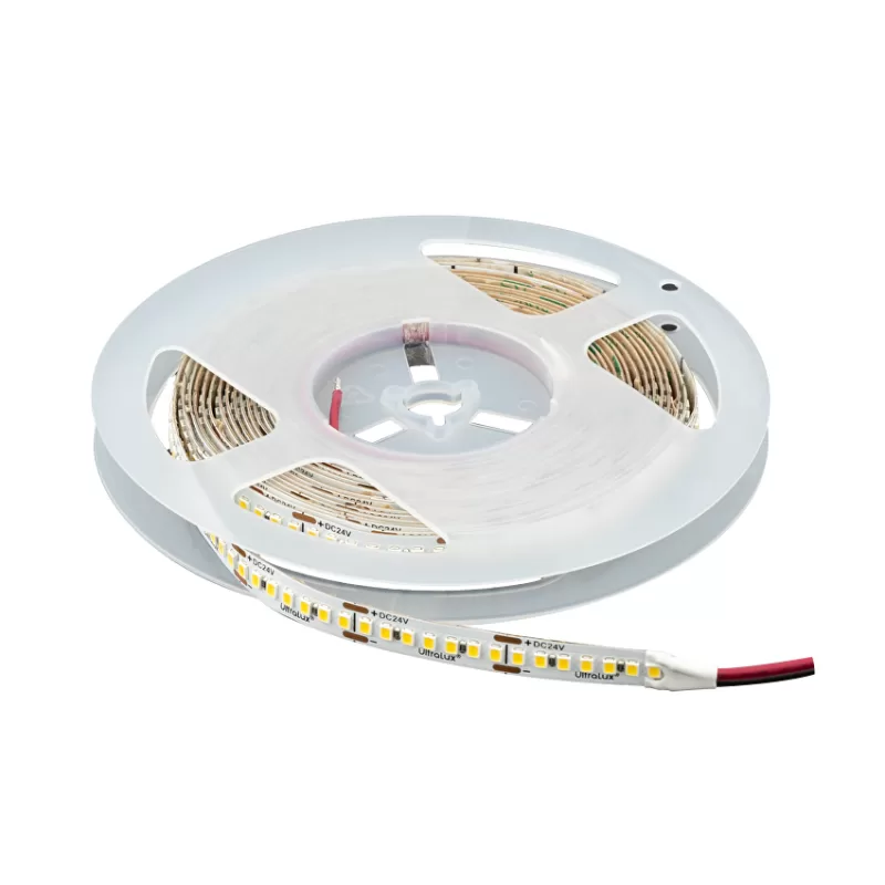 Banda LED profesionala 17W/M, 2700K, 24V DC, 210 LED/M, SMD2835, IP20