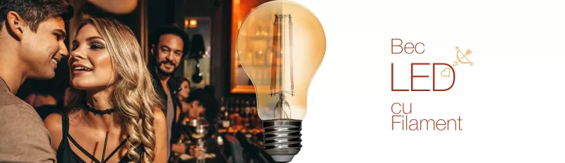 Becuri LED cu filament