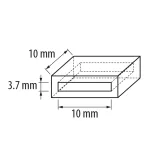 CAPAC SILICON PENTRU BENZI LED, 10MM, IP67 — imagine 2