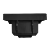 Conector cu capat pentru sina, 2 PINI, negru — imagine 2