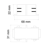CONECTOR DE TIP I PENTRU SINA PROIECTOR LED, 4 PINI — imagine 2