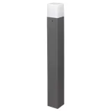 Corp de iluminat gradina, 60 cm, Е27, IP65, grafit — imagine 1