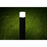 Corp de iluminat gradina, 60 cm, Е27, IP65, grafit — imagine 4