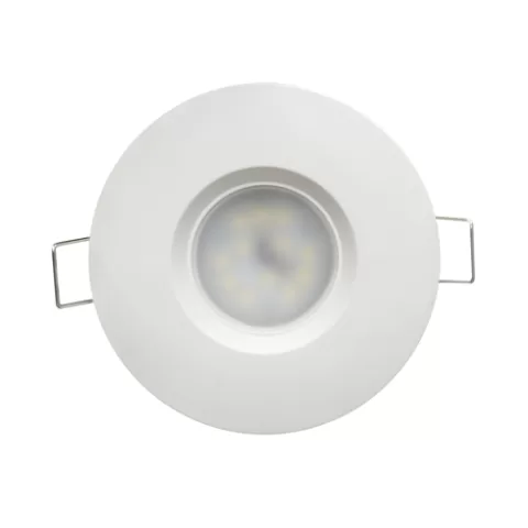 Spot LED incastrat, 6.5W, 2700K, alb, IP44