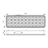 CORP DE ILUMINAT URGENTA CU ACUMULATOR 5W, 6400K, IP20 — imagine 2