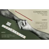 Conector flexibil pentru banda LED o culoare 8 mm 5 buc — imagine 2