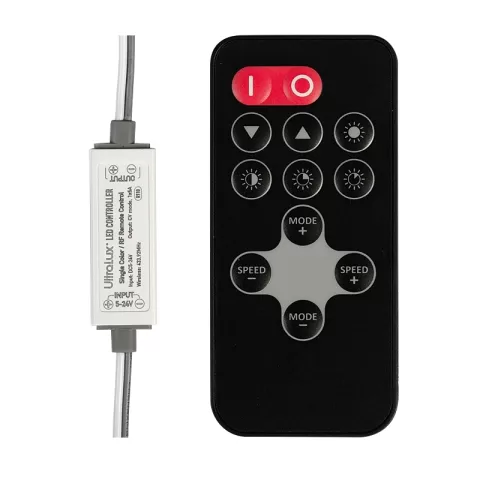 CONTROLLER RF MINI PENTRU BENZI LED MONOCROMATICE