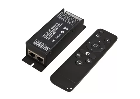 Controler RF benzi LED monocromatice, 300W, 25A, 12-24V DC