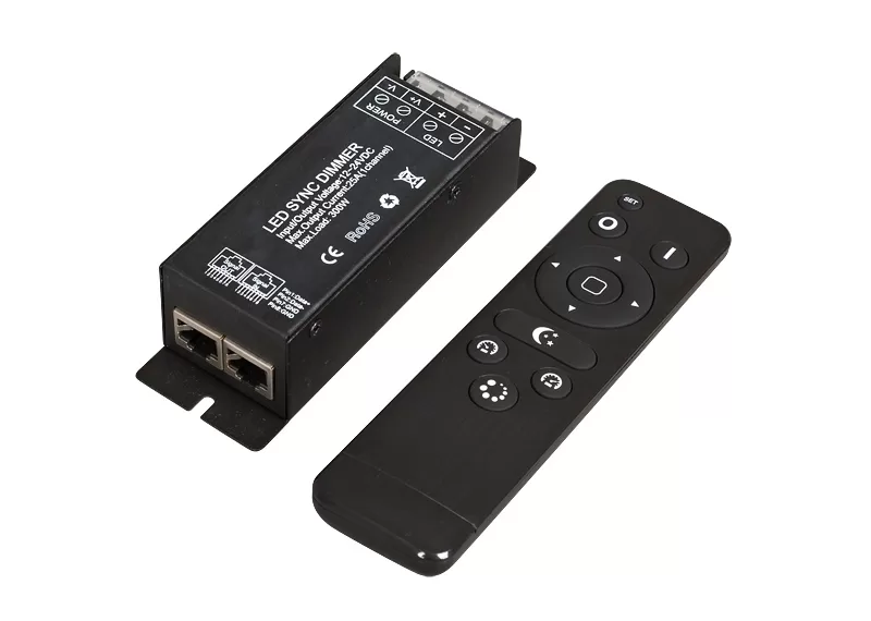 Controler RF benzi LED monocromatice, 300W, 25A, 12-24V DC