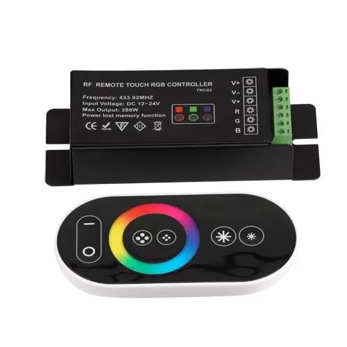 CONTROLLER RF TACTIL PENTRU BEN LED RGB, 216W