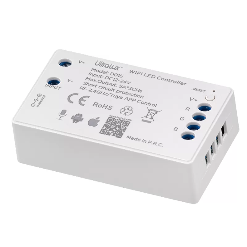 CONTROLLER SMART RF 2.4g RF WIFI RGB 16A 180W 12-24V