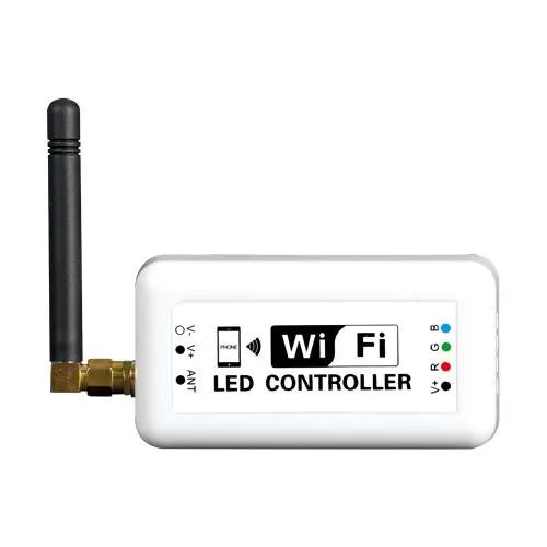 CONTROLLER WiFi BENZI LED MONOCROMATICE, 12A, 12-24V DC, 144W