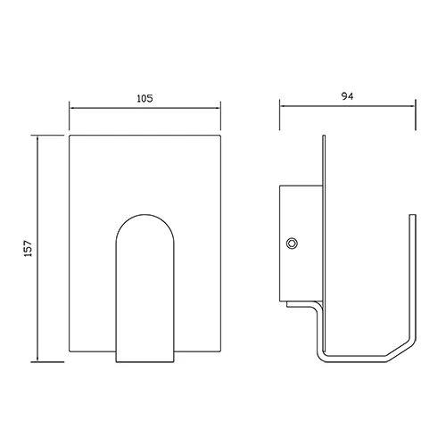 Corp de iluminat LED, DE PERETE, cu lumina indirecta, 3,5W, corp alb, lumina neutra