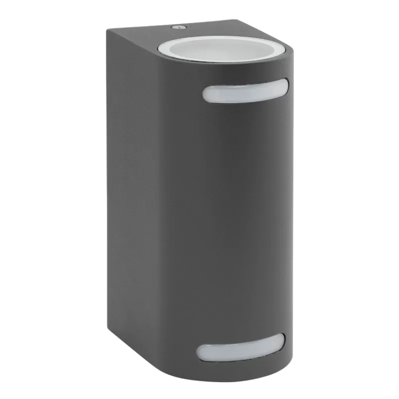 Corp de iluminat exterior, IP44, 2xGU10, grafit