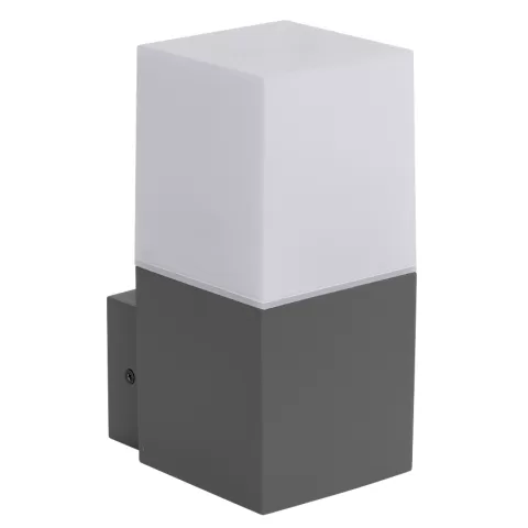 Corp de iluminat fatada E27, IP65, grafit