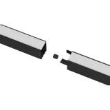 Corp de iluminat liniar LED CCT conectabil, negru, 1,2 m, 40 W — imagine 3
