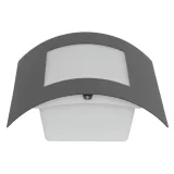 Corp de iluminat pentru exterior de perete, E27, IP44, grafit — imagine 3