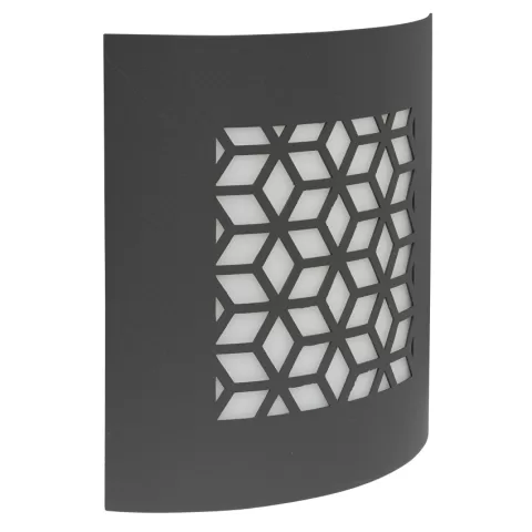 Corp de iluminat pentru exterior de perete, decorativ, E27, IP44, grafit
