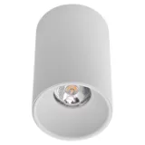 Corp de plafon, rotund, GU10, fix, alb, IP20 — imagine 1