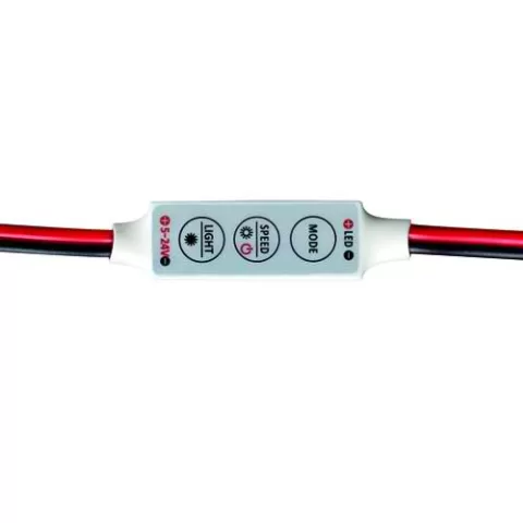 MINI DIMMER BENZI LED MONOCROMATICE, 6A, 5-24V DC