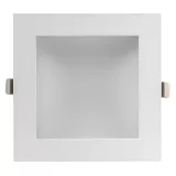 Lampa LED cu lumina indirecta, patrata, 12W, 4200K, 220-240V AC — imagine 1