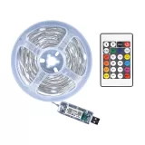 KIT BANDA LED RGB IP65 10M 5V 1W/M USB — imagine 1