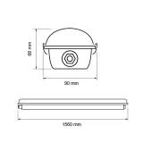 Lampa LED industriala, 220V, 1,50M, 22W, 5000K, IP65 — imagine 3