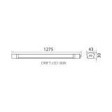 LAMPA LED INDUSTRIALA SLIM 1,2m 36W 4000K IP65 — imagine 2