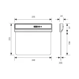 CORP DE ILUMINAT URGENTA CU ACUMULATOR  1,8W , 6400k, IP20 — imagine 2