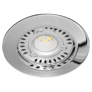 Rama incastrabila pentru spot, fixa, corp cromat, MR16
