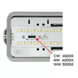 Lampa LED industriala CCT 0.60M, 18W MAX, 220V-240V AC, IP66 — imagine 1