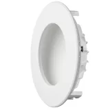 Lampa LED cu lumina indirecta, incastrabila, 8W, rotunda, 2700K — imagine 2