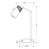 Lampa de birou GU10, 220-240V AC — imagine 4