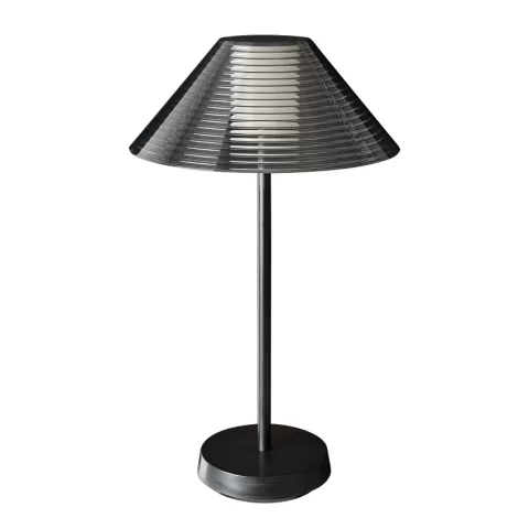 Lampa de birou LED dimabila reincarcabila 1.5W, 3000K, IP44, neagra