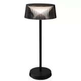 Lampa neagra de birou LED dimabila reincarcabila 2.3W, 3000K, IP44 — imagine 2