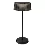 Lampa neagra de birou LED dimabila reincarcabila 2.3W, 3000K, IP44 — imagine 1