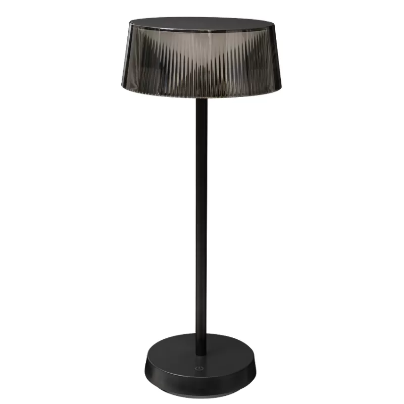 Lampa neagra de birou LED dimabila reincarcabila 2.3W, 3000K, IP44
