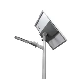 Lampa stradala LED cu panou solar R60, 12W, 4000K, 140x90, SMD2835, IP65 — imagine 1