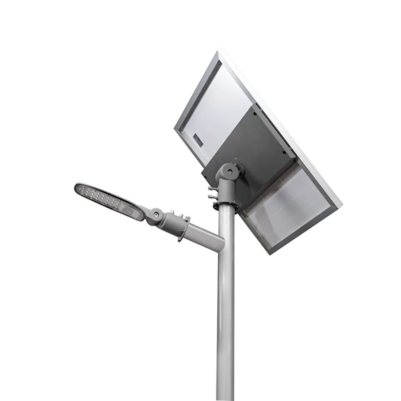 Lampa stradala LED cu panou solar R60, 12W, 4000K, 140x90, SMD2835, IP65