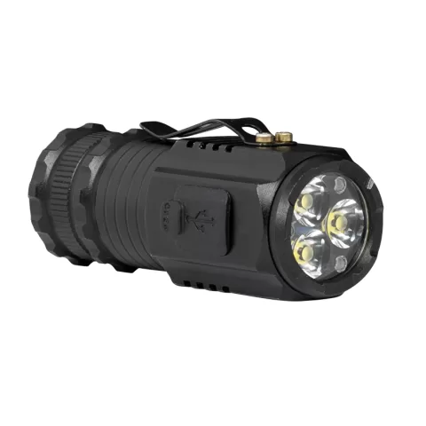Lanterna LED portabila cu baza magnetica si clip 3x5W, 6500K, 5V DC, IP44