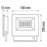 PROIECTOR PROFESIONAL, SMD3030, 50W, 5000K, IP65 — imagine 3