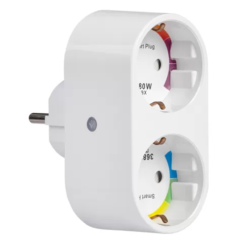 Priza dubla WI-FI SMART, 16A, 3500W, 220-240V AC